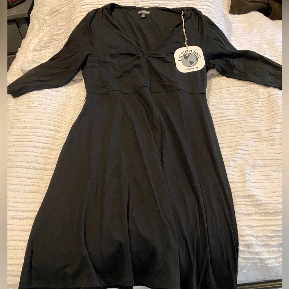 Toad & Co. xl women’s casual black dress.